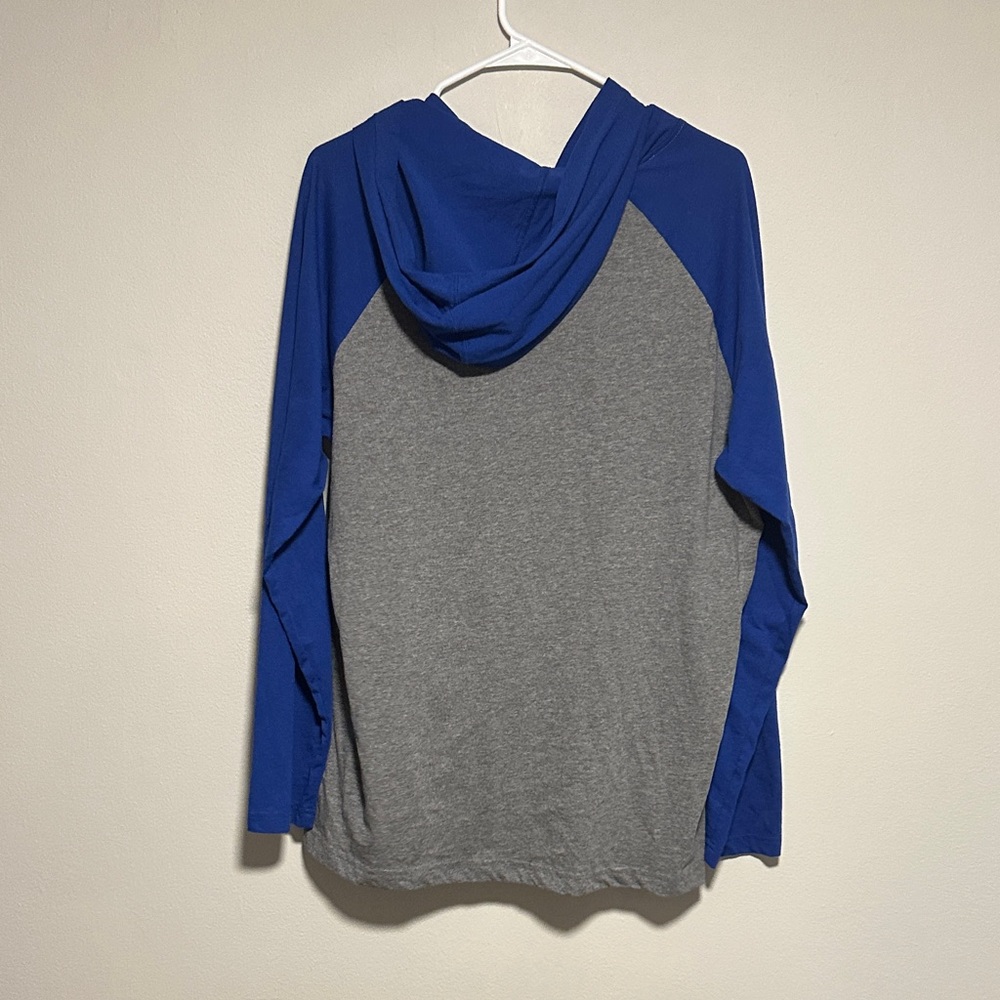 Majestic Blue and Gray Rangers Hoodie - Picture 2 of 3